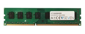 Achat Mémoire 8GB DDR3 PC3-10600 - 1333mhz DIMM Desktop Module de mémoire - V7106008GBD sur hello RSE