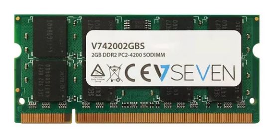 V7 2GB DDR2 PC2-4200 533Mhz SO DIMM Notebook V7 - visuel 1 - hello RSE