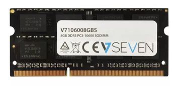 Vente Mémoire 8GB DDR3 PC3-10600 - 1333mhz SO DIMM Notebook Module de mémoire - V7106008GBS