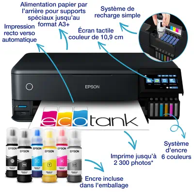 Epson EcoTank ET-8550 - Multifonctions Jet d'encre - visuel 8