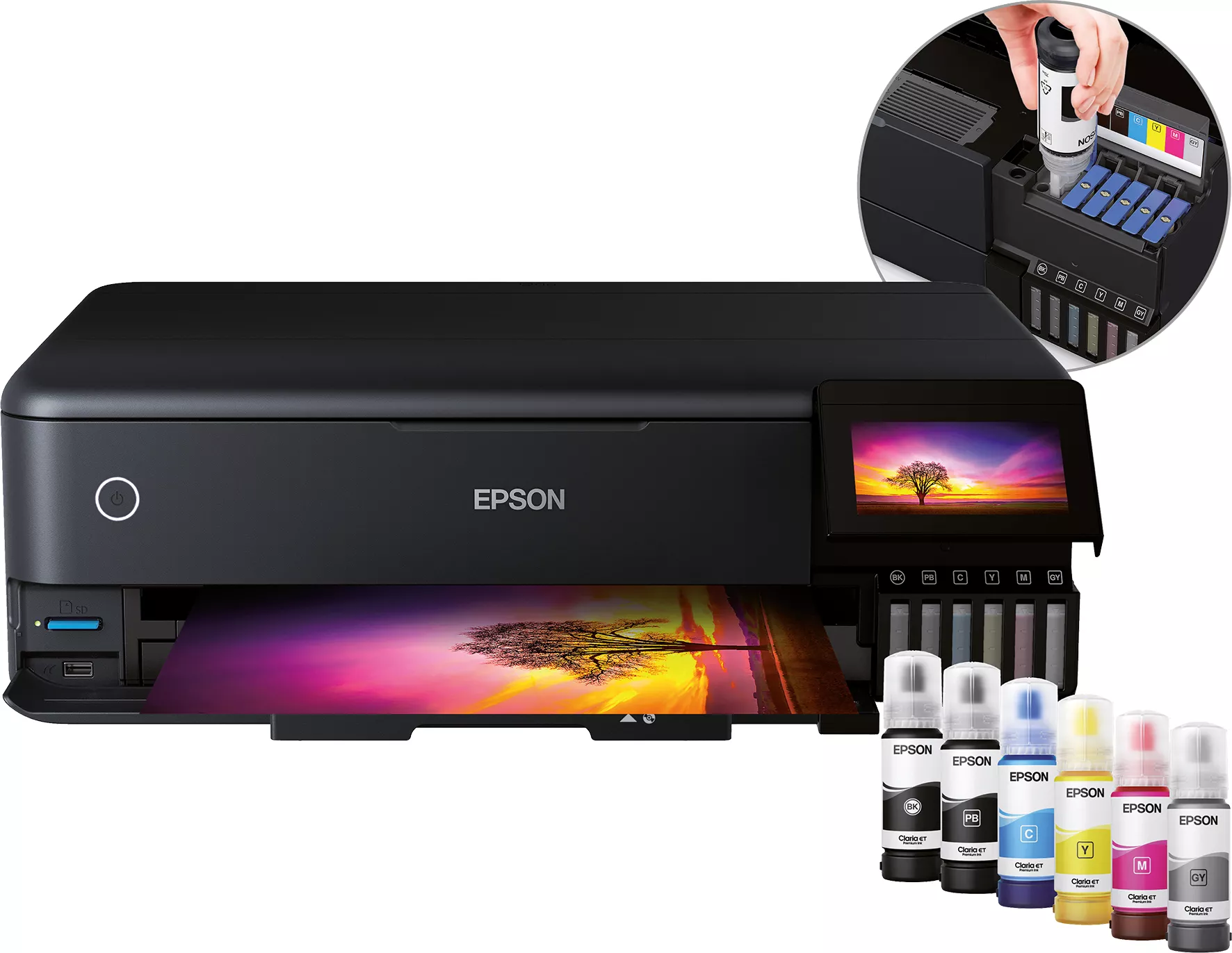 Vente EPSON EcoTank ET-8550 Multifunctional Inkjet A3+ 16/12 Epson au meilleur prix - visuel 2