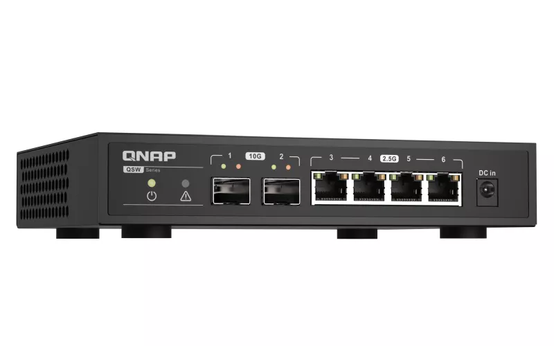 Vente QNAP QSW-2104-2S 2ports 10GbE SFP+ 5ports 2.5GbE QNAP au meilleur prix - visuel 2