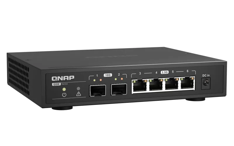 Vente QNAP QSW-2104-2S 2ports 10GbE SFP+ 5ports 2.5GbE QNAP au meilleur prix - visuel 4