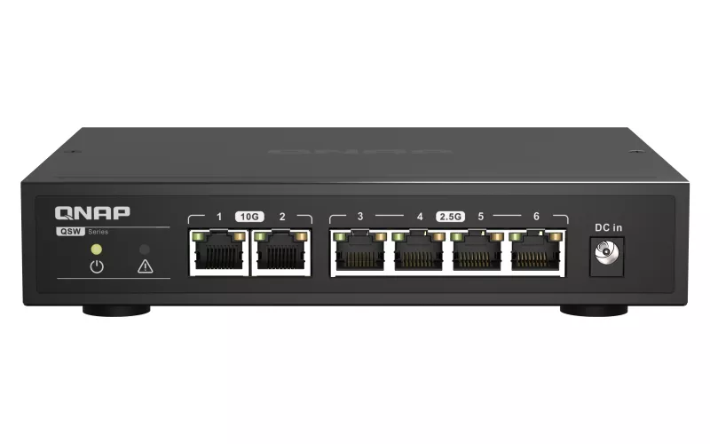 Achat Switchs et Hubs QNAP QSW-2104-2T 2ports 10GbE RJ45 5ports 2.5GbE RJ45 sur hello RSE