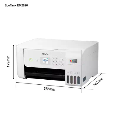 Epson EcoTank ET-2826 Jet d'encre A4 5760 x 1440 DPI 33 ppm Wifi - Autre Imprimante - visuel 9