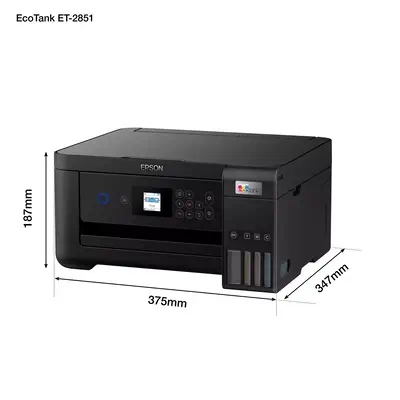 Epson EcoTank ET-2851 Jet d'encre A4 5760 x 1440 DPI 33 ppm Wifi - Multifonctions Jet d'encre - visuel 8