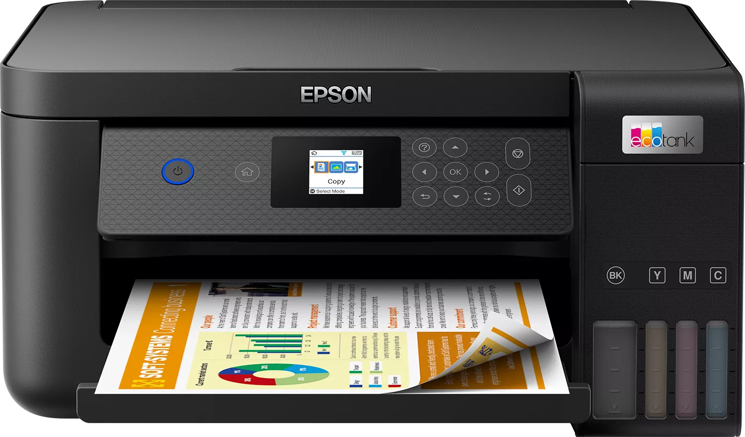 Epson - EcoTank ET-M1120 - Imprimante, jet d'encre, noir et blanc, A4, 15  ppm