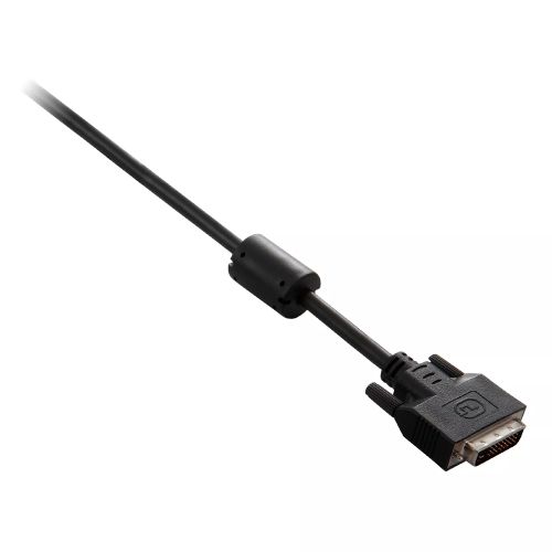 Vente Câble pour Affichage V7 Câble vidéo DVI-D mâle vers DVI-D mâle, noir 2m 6.6ft
