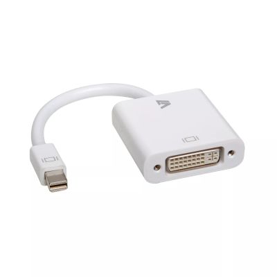 Achat V7 Adaptateur vidéo Mini-DisplayPort mâle vers DVI-D mâle, blanc - 0662919044768