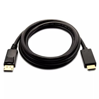 Achat Câble pour Affichage V7 Mini DisplayPort mâle vers HDMI mâle, 2 mètres, 6,6 pieds, unidirectionnel depuis le DisplayPort noir, résolution vidéo Full 1080P