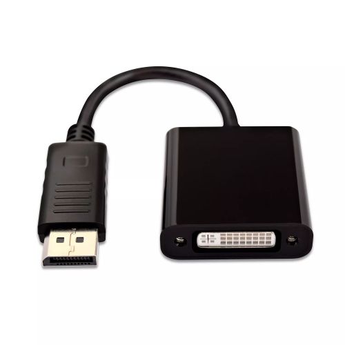 Revendeur officiel Câble pour Affichage V7 Adaptateur vidéo DisplayPort mâle vers DVI-I actif, femelle