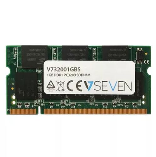 Achat 1GB DDR1 PC3200 - 400mhz SO DIMM Notebook Module de et autres produits de la marque V7