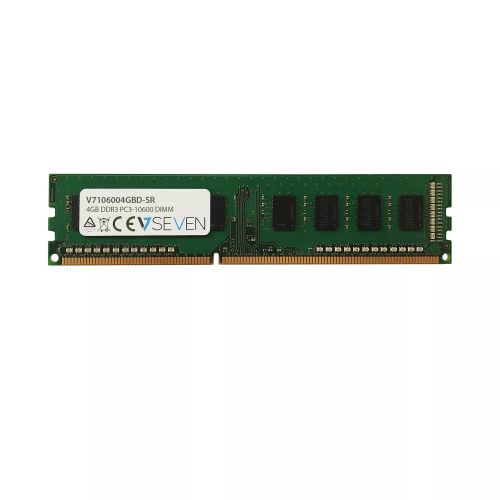 Revendeur officiel Mémoire 4GB DDR3 PC3-10600 1333MHZ DIMM Module de mémoire - V7106004GBD-SR