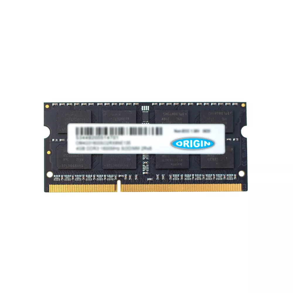 Achat Mémoire Origin Storage 4GB DDR3 1600MHz SODIMM 2Rx8 Non-ECC