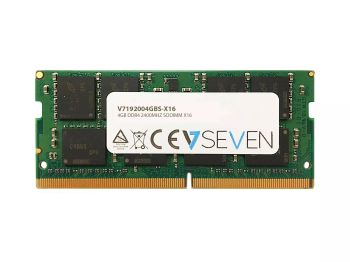 Achat 4GB DDR4 PC4-19200 - 2400MHZ 1.2V SO DIMM X16 Module de Mémoire pour Ordinateur Portable - V7192004GBS-X16 et autres produits de la marque V7