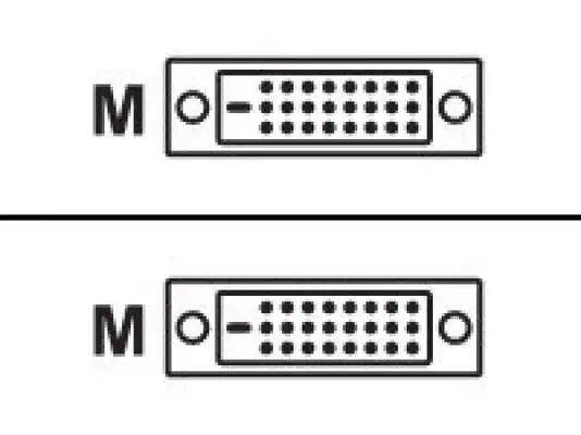 MCL Cable DVI-D male / DVI-D male dual link (24 1) - 2m (P - Câble pour Affichage - visuel 1