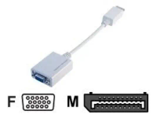 MCL Convertisseur cable Display/VGA Displayport to VGA - Câble pour Affichage - visuel 1