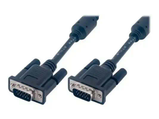 MCL Cable S-VGA HD15 male / male surblinde 3 coax 9 fils - Câble pour Affichage - visuel 1