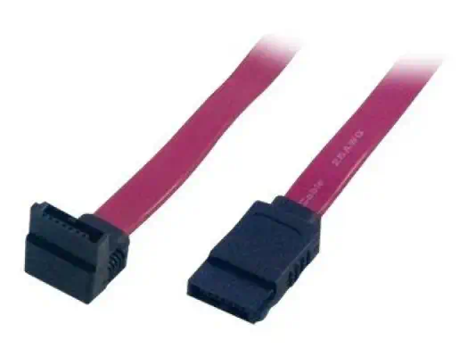 MCL Cable SATA III interne coude - 50cm - Câble pour Stockage - visuel 1