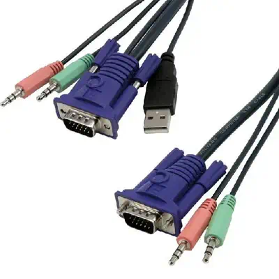 MCL CAS-263U commutateur écran, clavier et souris Noir - Switchs et Hubs - visuel 3