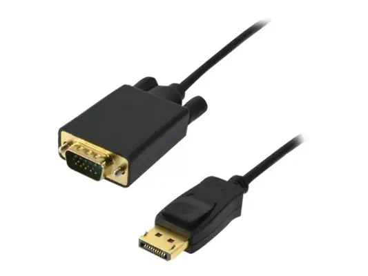 MCL Câble DisplayPort mâle / VGA mâle 1.5m - Câble pour Affichage - visuel 1
