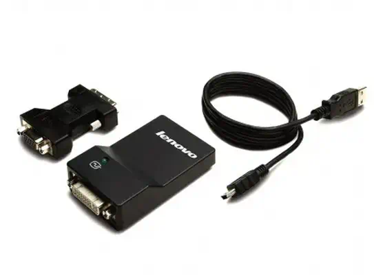 LENOVO Lenovo USB 3.0 to DVI/VGA Monitor Adapter - Câble pour Affichage - visuel 5