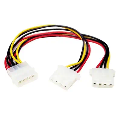 StarTech Câble Répartiteur en Y Molex - 1x LP4 Mâle 2x LP4 - Câbles d'alimentation - visuel 1