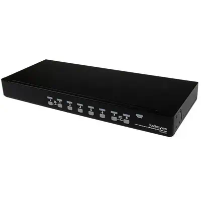 Commutateur KVM PS/2 USB 8 ports 1U empilables sur rack avec OSD - StarTech - Switchs et Hubs - visuel 1