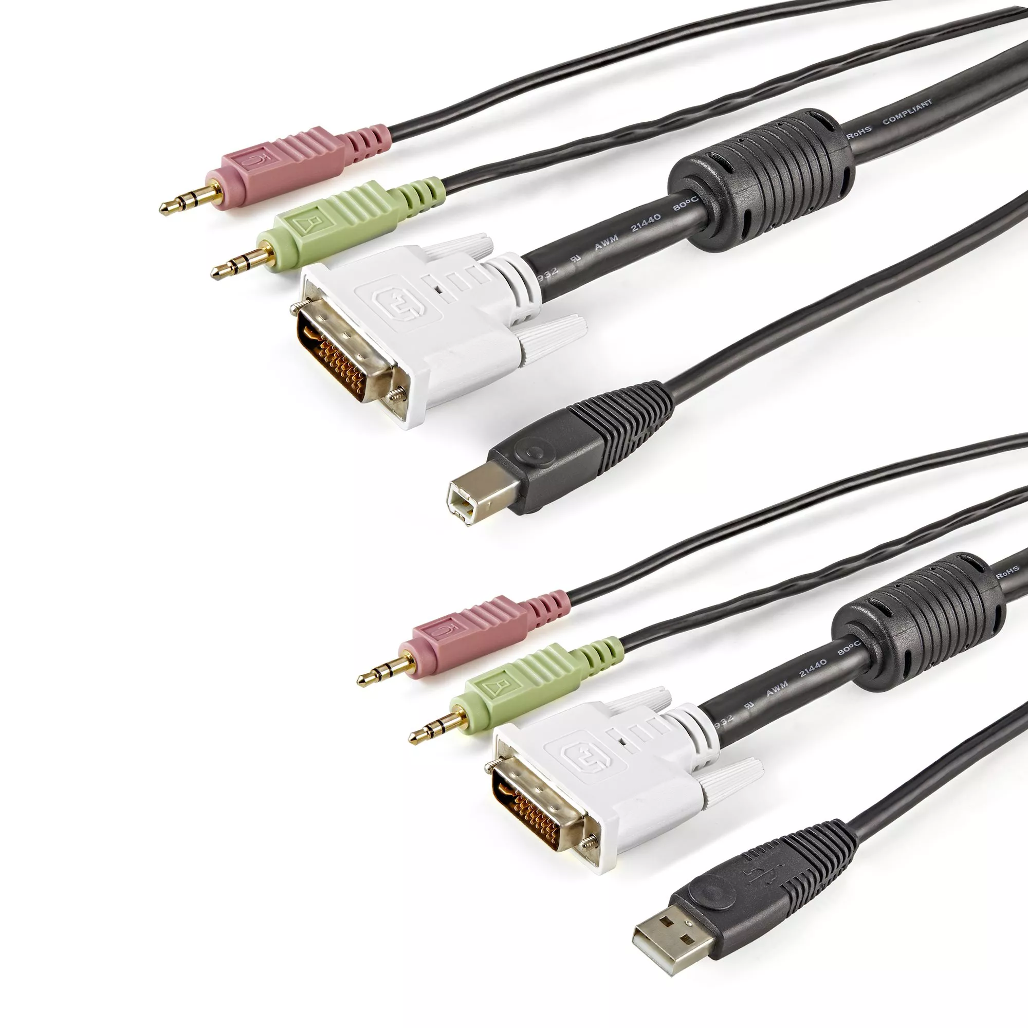 Achat Câble USB StarTech.com Câble KVM de 1.80m USB DVI 4 en 1 avec