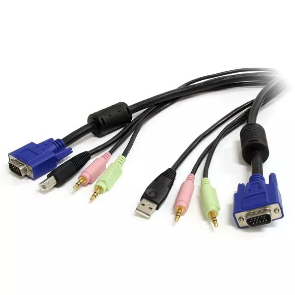 Achat StarTech.com 10 ft 4-in-1 USB, VGA, Audio, and Microphone au meilleur prix