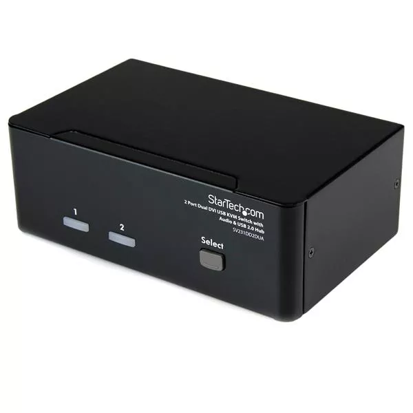 Achat StarTech.com Commutateur KVM USB et double DVI à 2 ports au meilleur prix