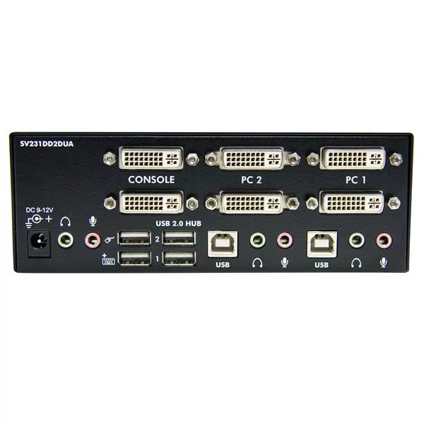 Achat StarTech.com Commutateur KVM USB et double DVI à sur hello RSE - visuel 3