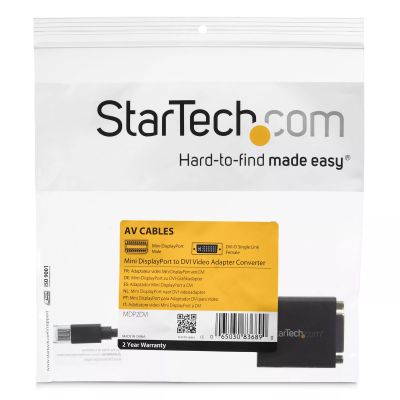 Vente StarTech.com Adaptateur Mini DisplayPort vers DVI StarTech.com au meilleur prix - visuel 6