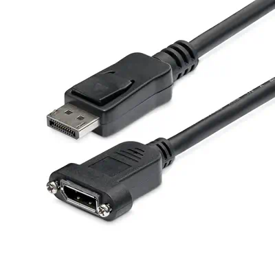 StarTech Câble DisplayPort à Montage sur Panneau de 91cm - Câble pour Affichage - visuel 1