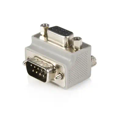 StarTech Adaptateur série DB9 vers DB9 à angle droit type 2 - Câble pour Affichage - visuel 1
