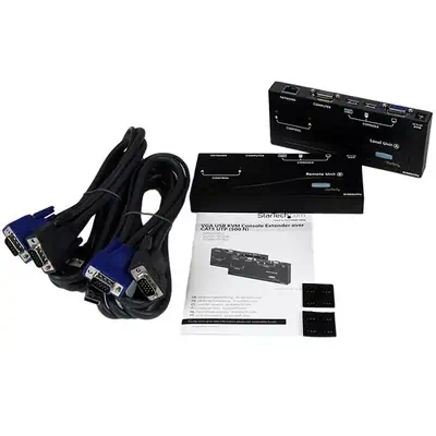Extendeur Prolongateur de Console KVM de 150m sur Cat5 avec VGA et USB - StarTech - Switchs et Hubs - visuel 7