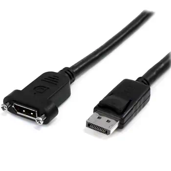 Vente Câble pour Affichage StarTech.com Câble DisplayPort à Montage sur Panneau 1m - 4K x 2K - Câble d'Extension DP 1.2 M/F - Câble d'Extension Vidéo DP avec Connecteur DP à Montage sur Panneau - Câble pour Moniteur DP sur hello RSE