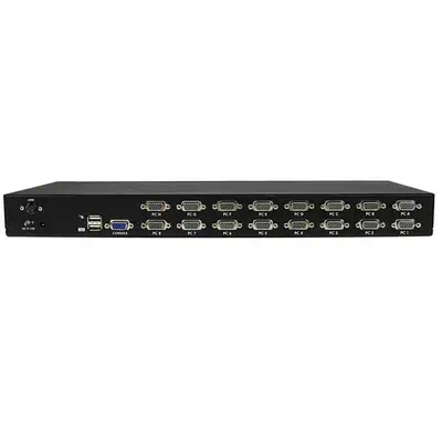 Switch KVM USB VGA à 16 ports avec OSD - Commutateur écran clavier souris à montage en rack 1U - StarTech - Switchs et Hubs - visuel 3