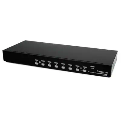 Commutateur KVM USB DVI 8 ports à montage en rack 1U - StarTech - Switchs et Hubs - visuel 2