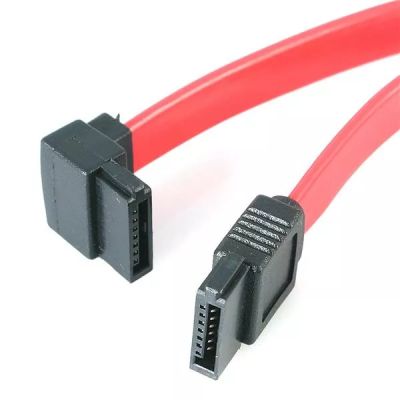 Vente Câble pour Stockage StarTech.com Câble Serial ATA (SATA) vers SATA à angle gauche 30 cm