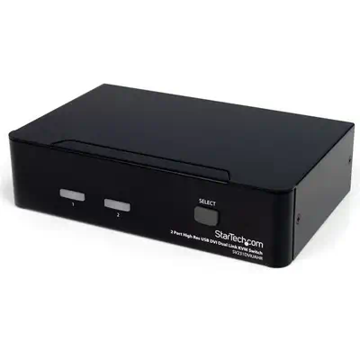 Commutateur KVM 2 Ports DVI, USB et Audio - Switch KVM DVI Dual Link - 2560x1600 - StarTech - Switchs et Hubs - visuel 2