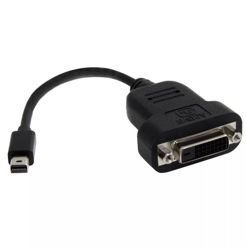 Achat Câble pour Affichage StarTech.com Adaptateur Mini DisplayPort vers DVI - Convertisseur Actif Mini DisplayPort vers DVI-D - Vidéo 1080p - Câble mDP ou Thunderbolt 1/2 Mac/PC vers DVI, mDP vers DVI Single-Link