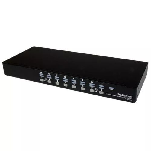 Revendeur officiel Switchs et Hubs StarTech.com Kit de commutateur KVM USB à montage sur rack 1U 16 ports avec affichage à l'écran et câbles