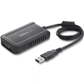 Vente Câble pour Affichage StarTech.com Adaptateur vidéo USB 2.0 vers VGA - Carte graphique externe - M/F - 1920x1200 sur hello RSE