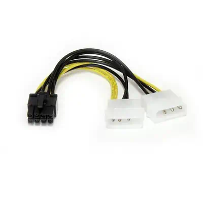 StarTech Câble adaptateur d'alimentation LP4 vers carte vidéo - Câble pour Affichage - visuel 1
