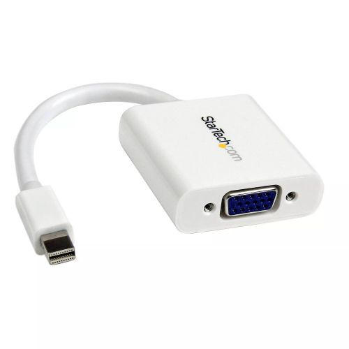 Achat Câble pour Affichage StarTech.com Adaptateur / Convertisseur vidéo Mini DisplayPort vers VGA - M/F - 1920x1200 - Blanc