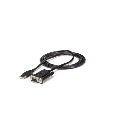Revendeur officiel Câble USB StarTech.com Câble Adaptateur USB vers RS232 Série - Câble DB9 Série DCE avec FTDI - Null Modem - USB 1.1 / 2.0 - Alimenté par Bus