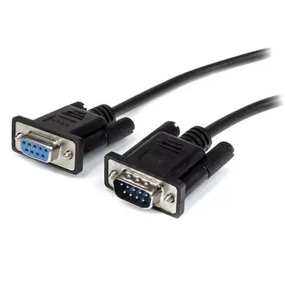 Vente StarTech.com Câble série DB9 RS232 noir en liaison directe au meilleur prix