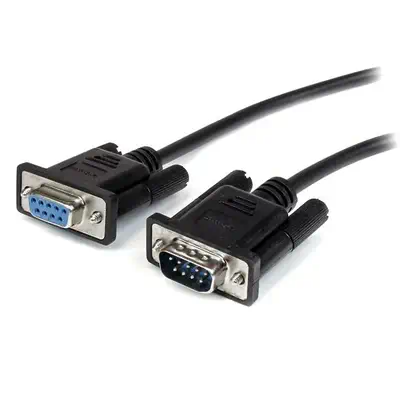 StarTech Câble série DB9 RS232 noir en liaison directe 1 m  - Câble divers - visuel 1