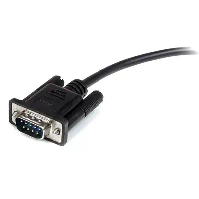 StarTech Câble série DB9 RS232 noir en liaison directe 1 m  - Câble divers - visuel 2